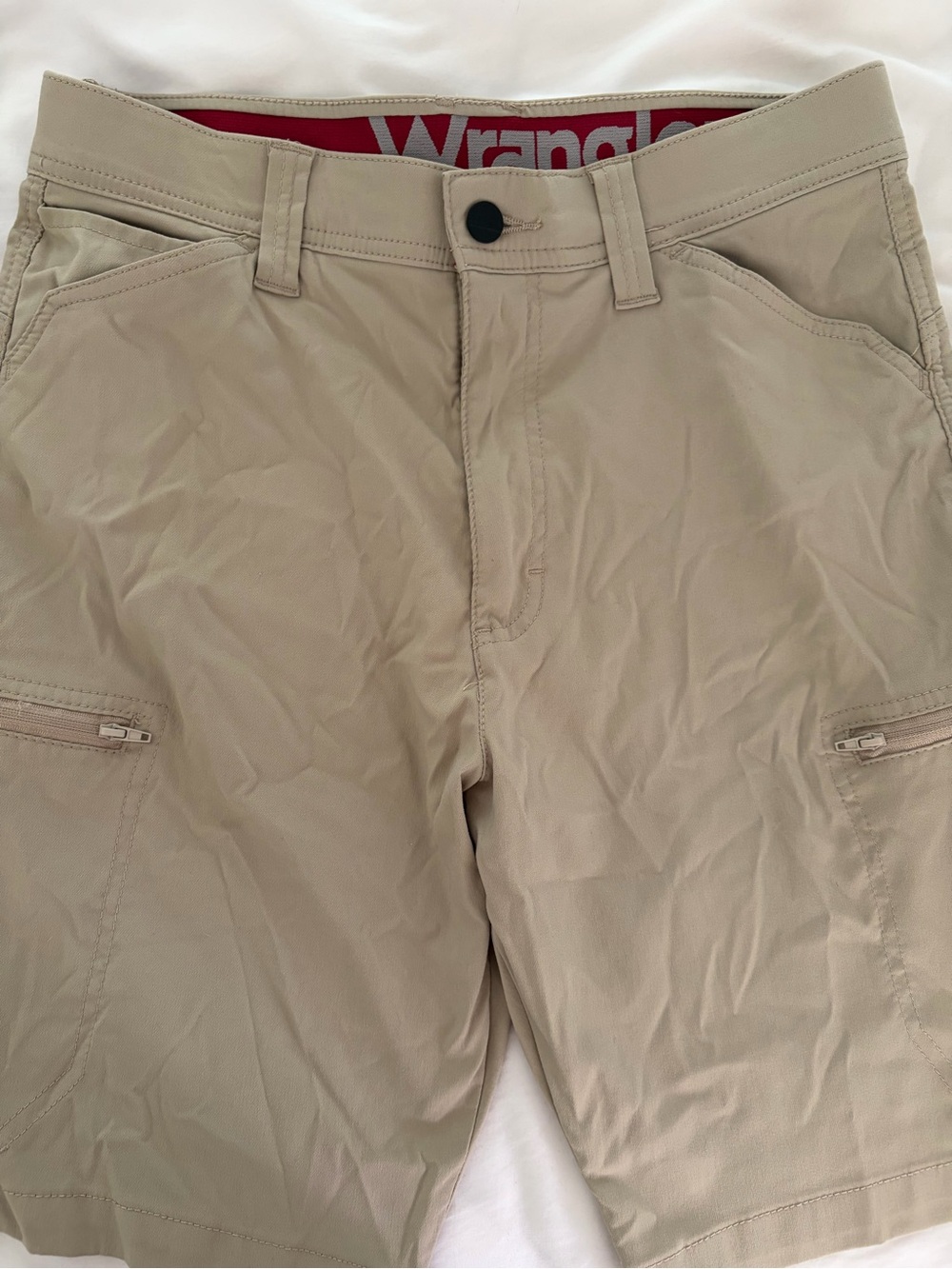 Wrangler Khaki Utility Cargo Shorts
